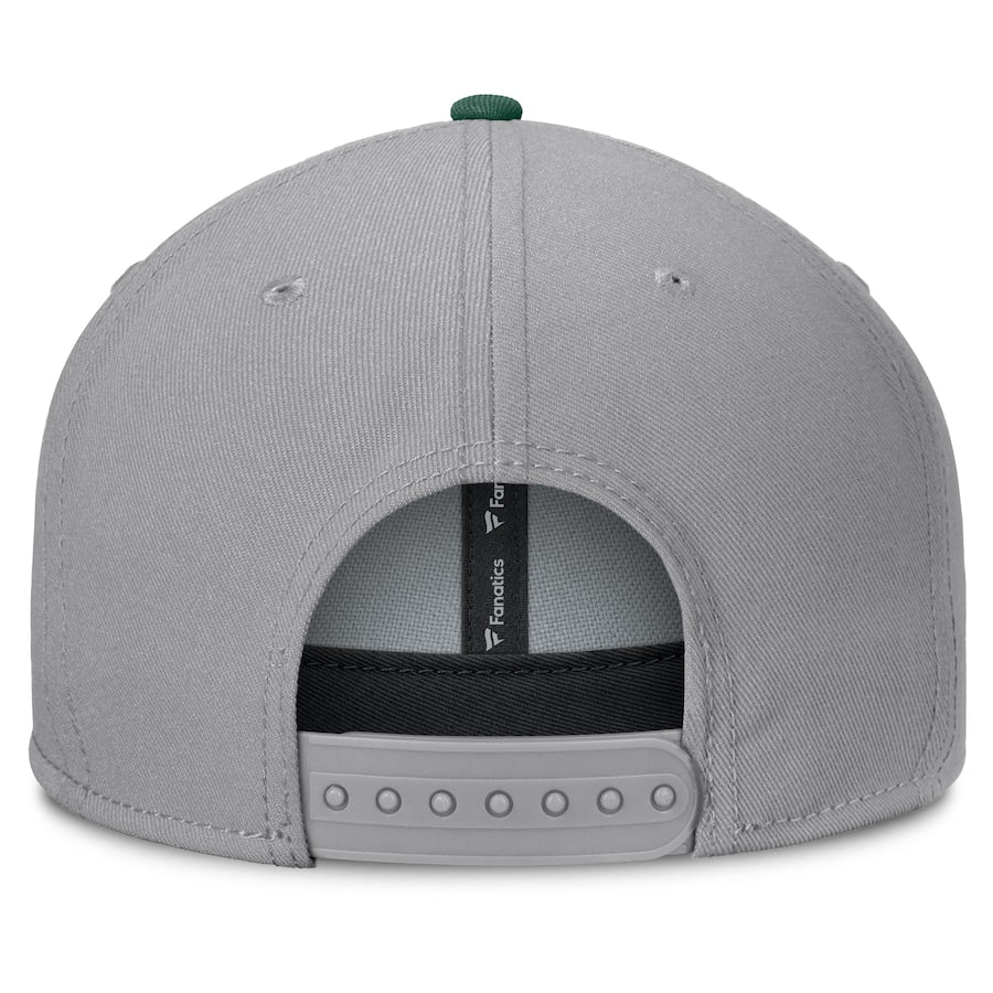Miami Hurricanes Fanatics Duo Snapback Hat - Alloy Grey