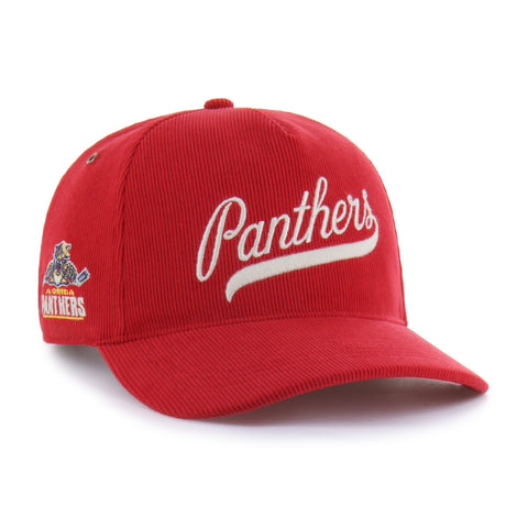 Florida Panthers 47 Brand Vintage Golden Age Corduroy Hitch Adjustable Hat - Red