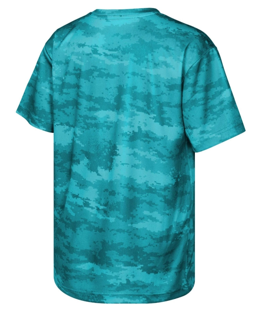 Miami Dolphins Stadium Scrimmage Sublimated T-Shirt - Aqua & Orange