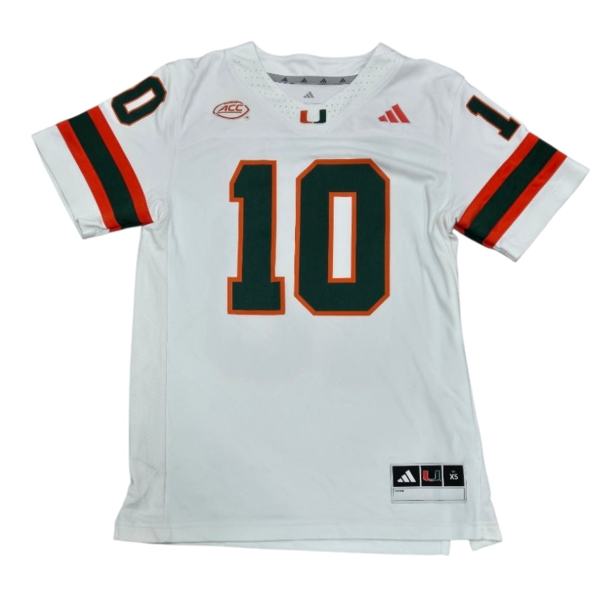 Miami Hurricanes Malachi Toney Premier Jersey - White