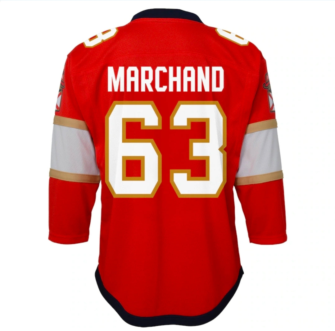 Florida Panthers Youth Brad Marchand Replica Home Jersey - Red