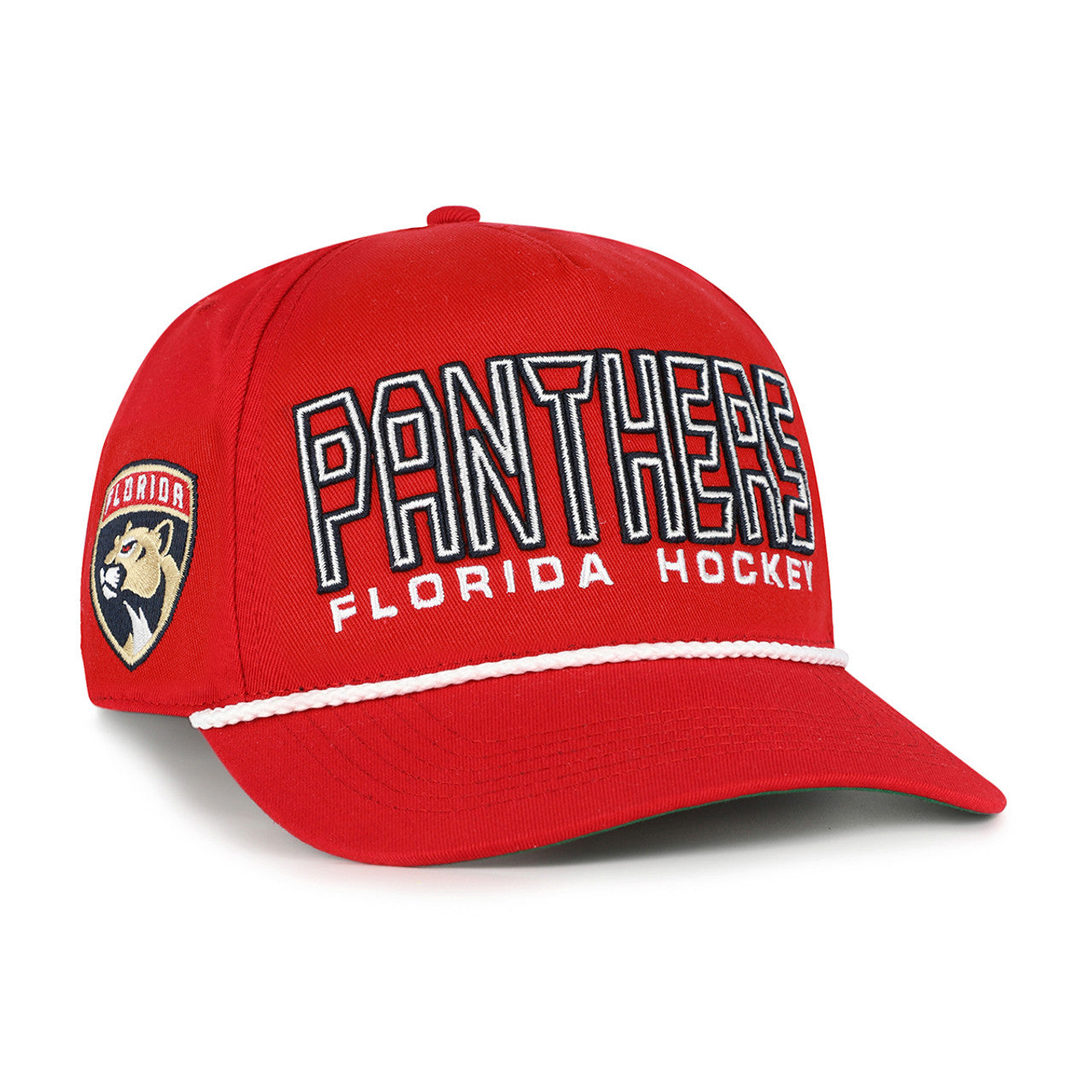 Florida Panthers 47 Brand Byline Rope Hitch Adjustable Hat - Red