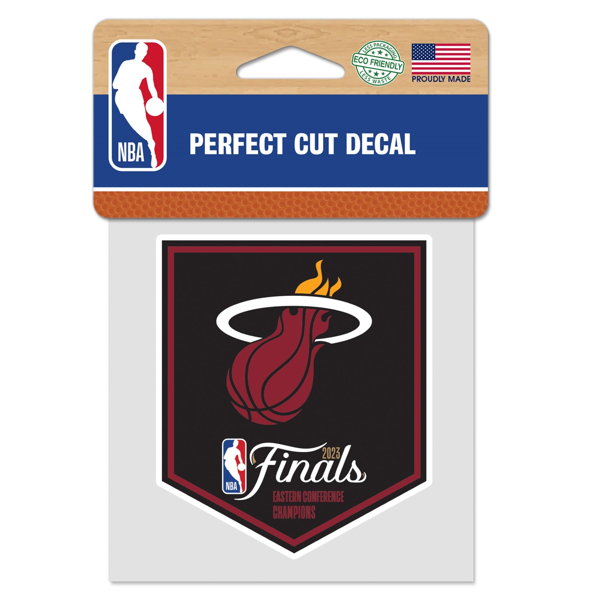Miami Heat WinCraft 2023 NBA Finals 4" x 4" Perfect Cut Decal