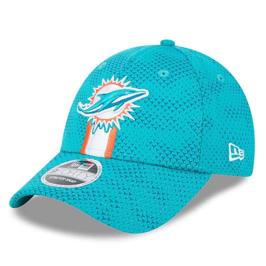 Miami Dolphins New Era 2024 Kids Sideline 9Forty Adjustable Stretch Sn