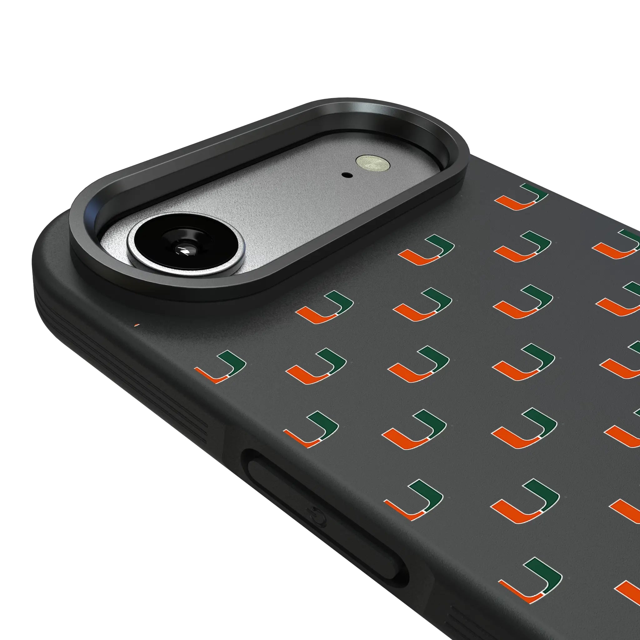 University of Miami Hurricanes Fashion Pattern Bump Phone Case for Apple iPhone