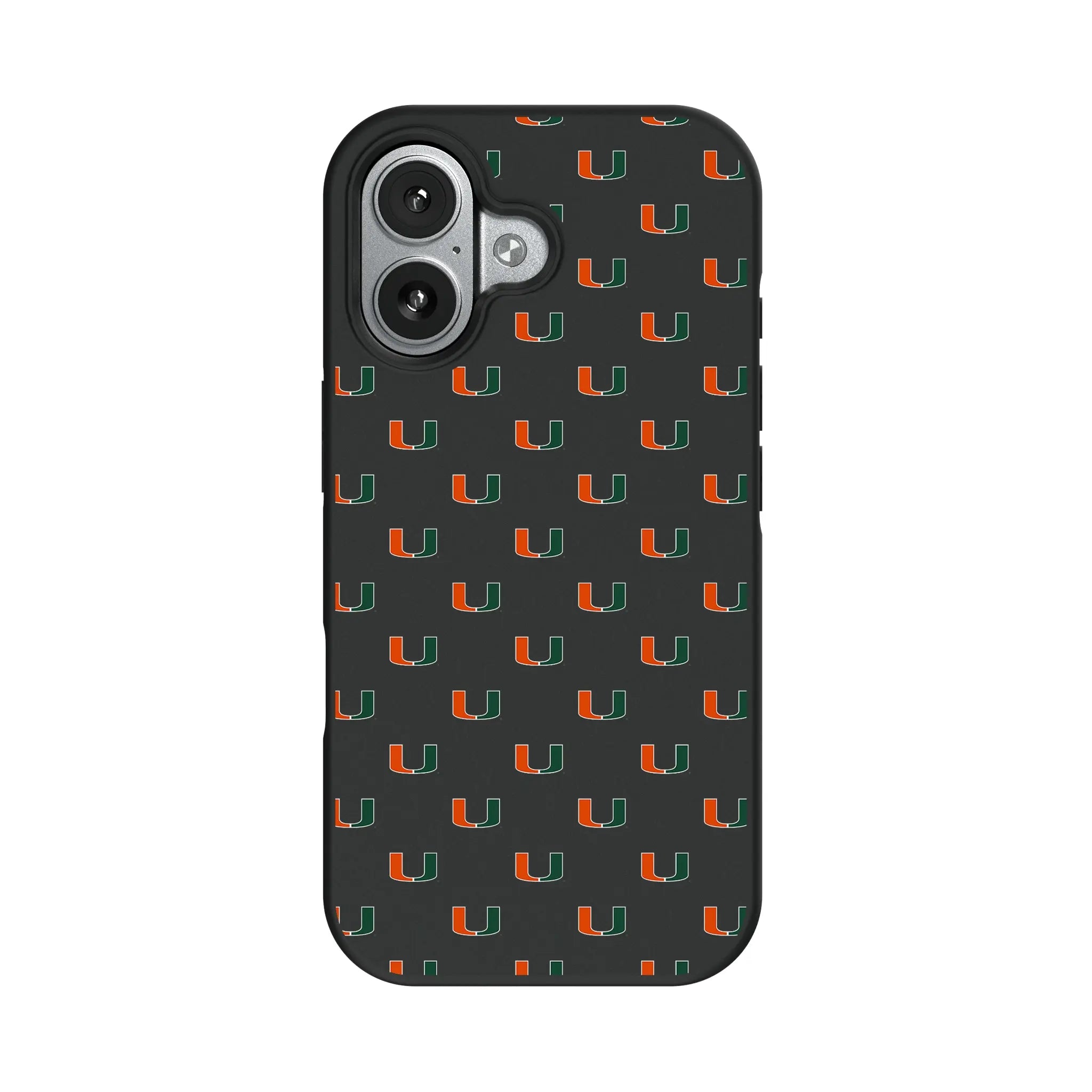University of Miami Hurricanes Fashion Pattern Bump Phone Case for Apple iPhone