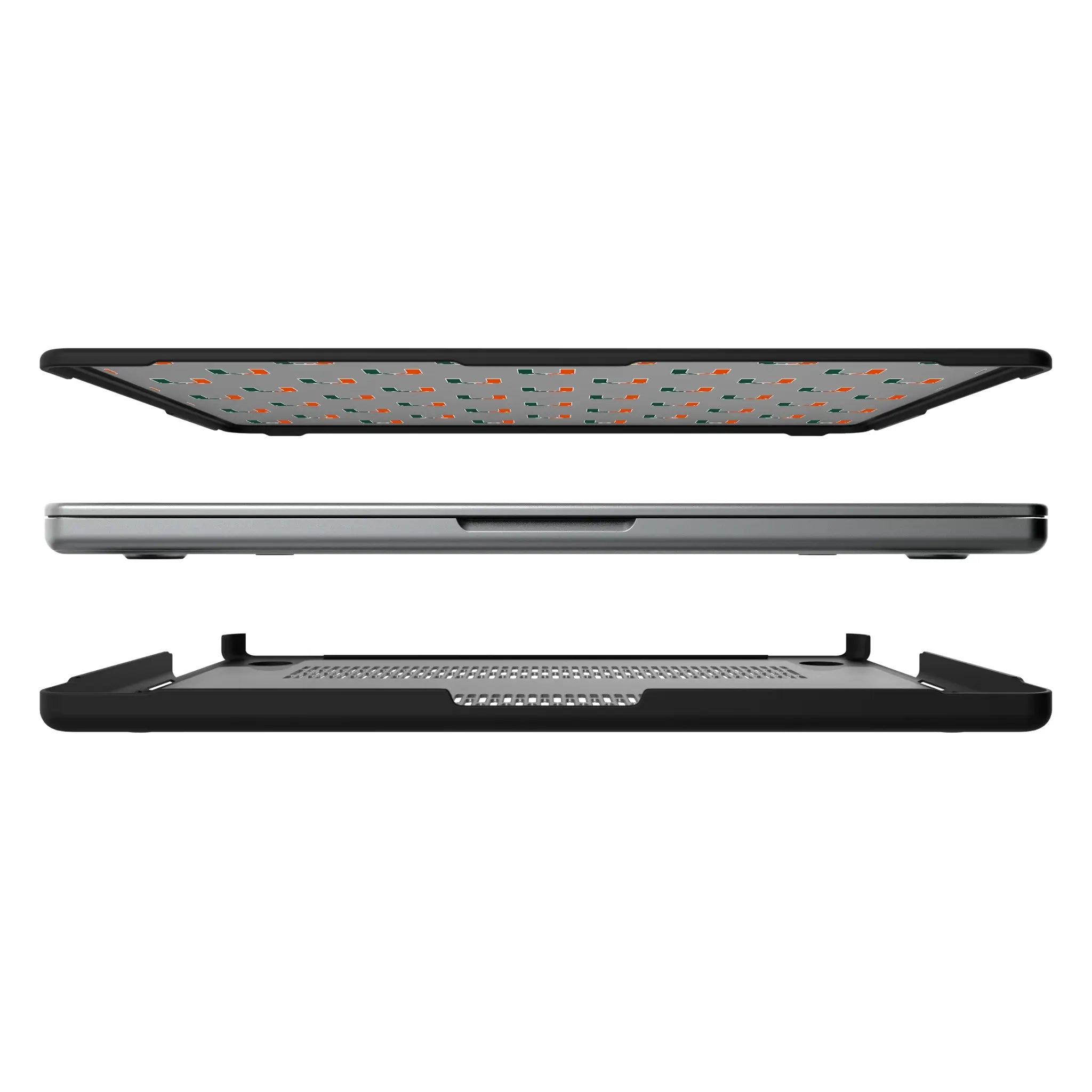 University of Miami Hurricanes Fashion Pattern Laptop Case for Apple MacBook