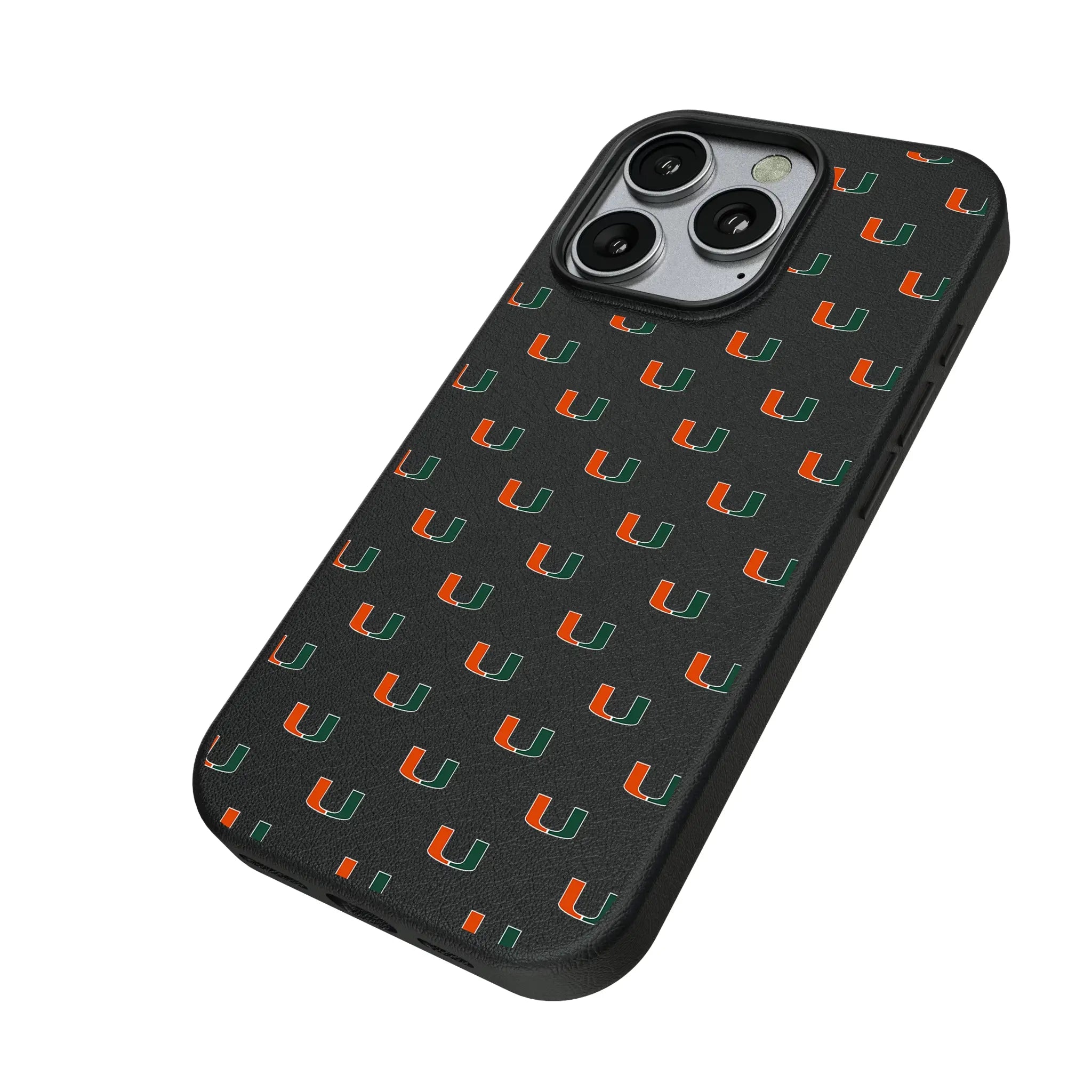 University of Miami Hurricanes Fashion Pattern MagSafe Compatible Phone Case for Apple iPhone