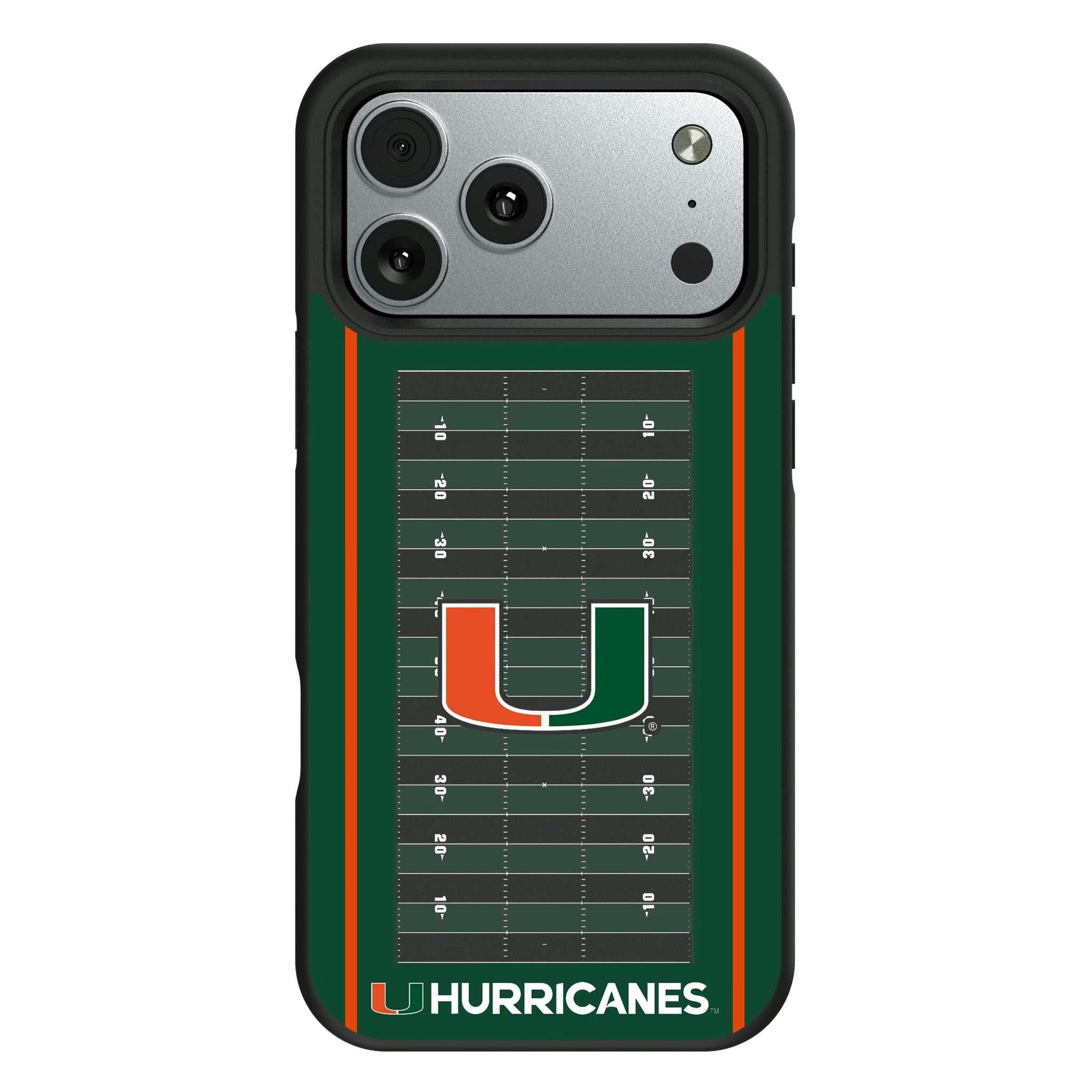 Miami Hurricanes Football Field Bump Case