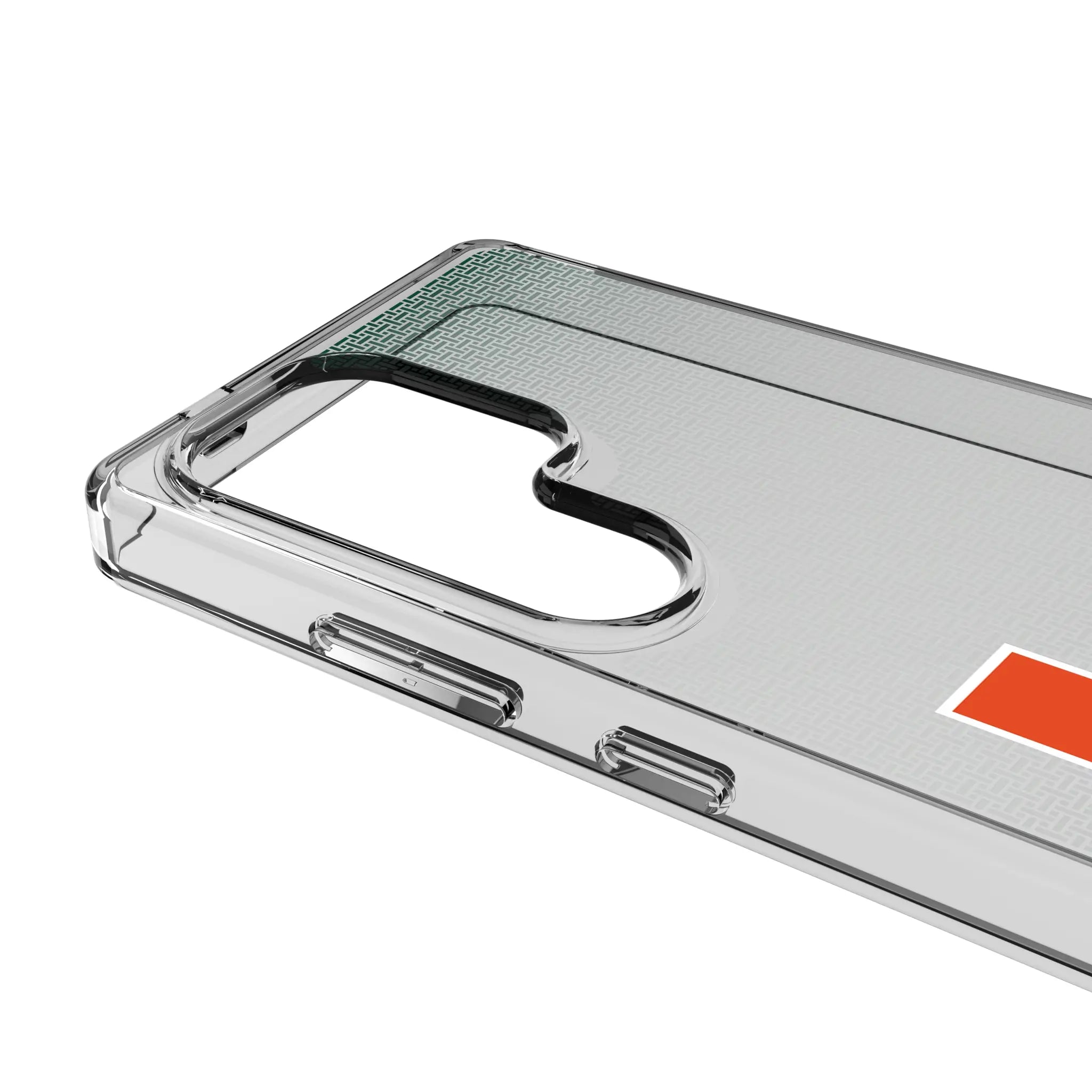 University of Miami Hurricanes Linen Clear Phone Case for Samsung Galaxy