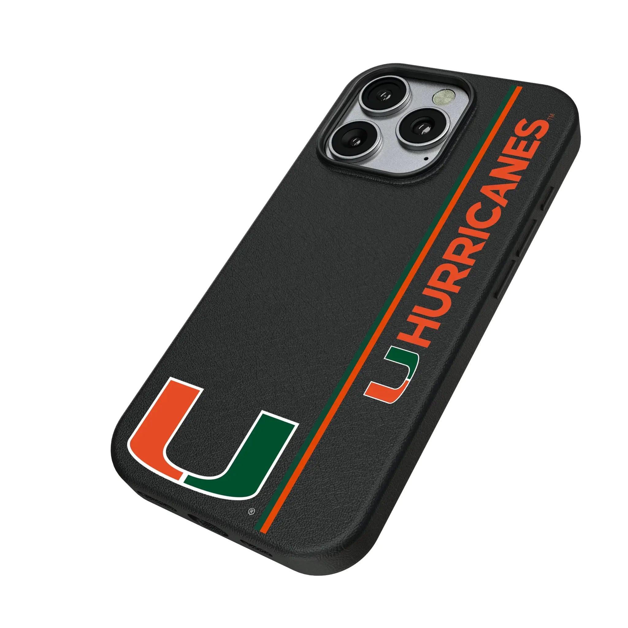 University of Miami Hurricanes Sidebar MagSafe Compatible Phone Case for Apple iPhone
