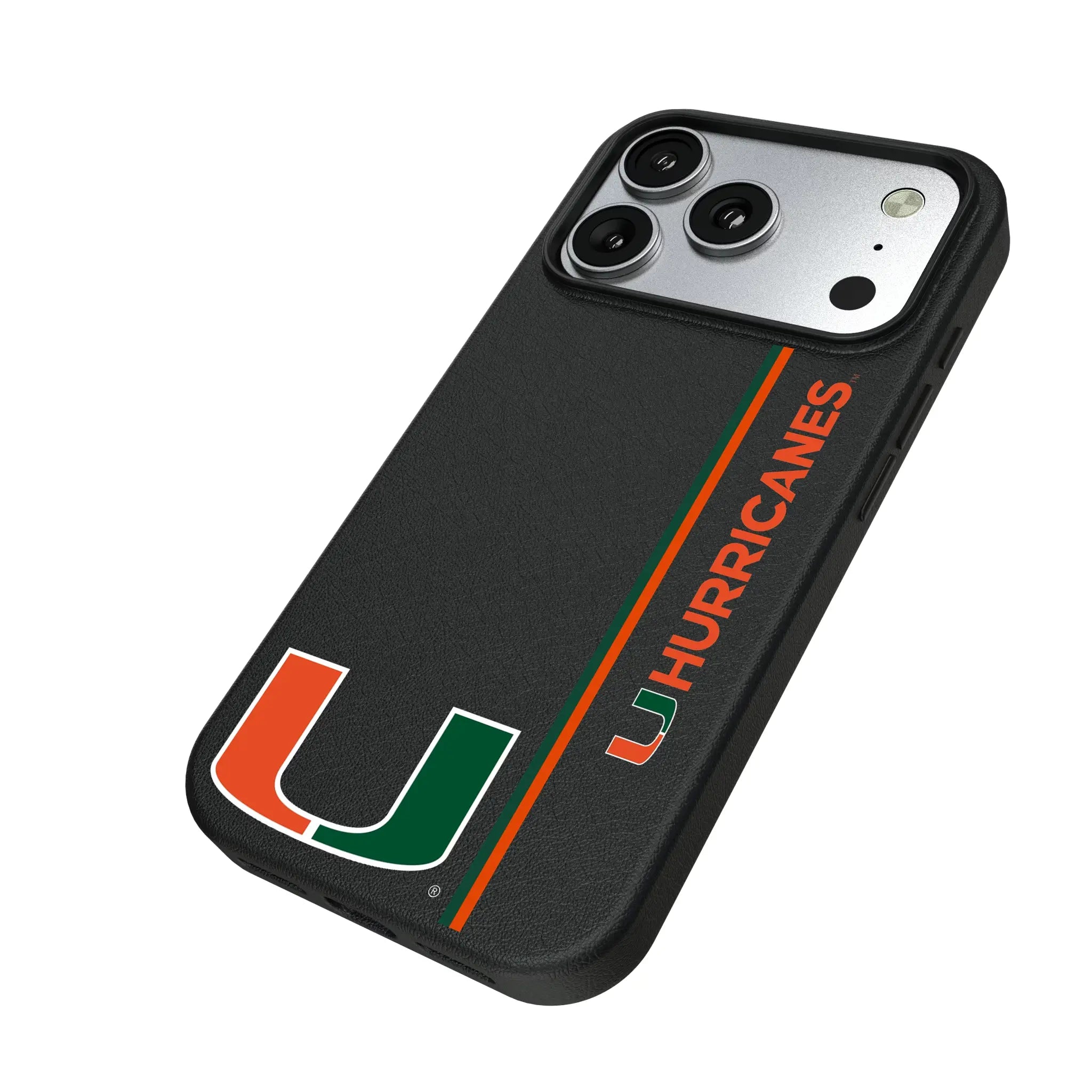 University of Miami Hurricanes Sidebar MagSafe Compatible Phone Case for Apple iPhone