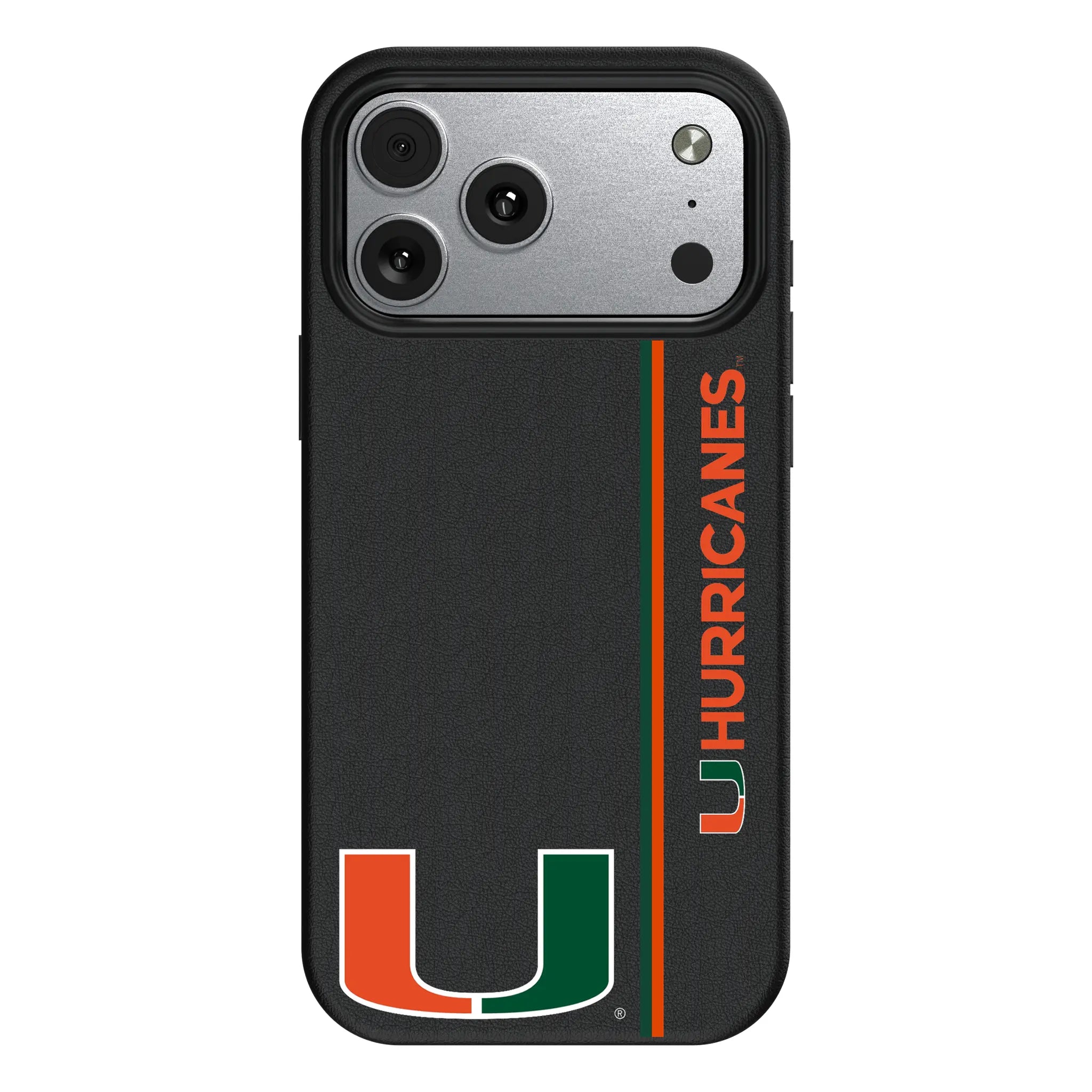 University of Miami Hurricanes Sidebar MagSafe Compatible Phone Case for Apple iPhone