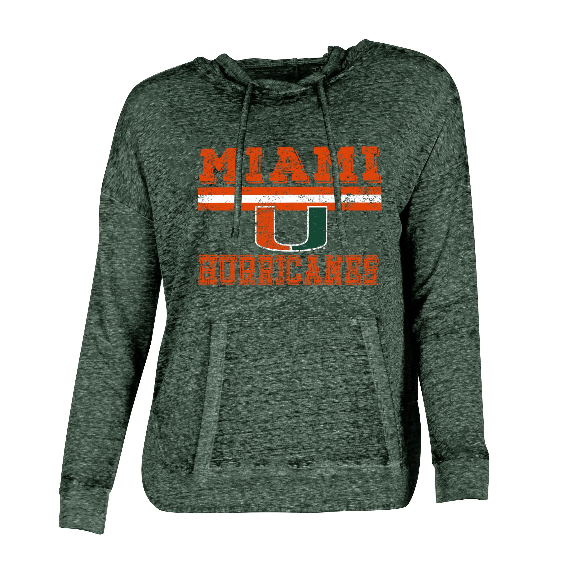 Miami Hurricanes Squad Ladies' Knit Hooded Top