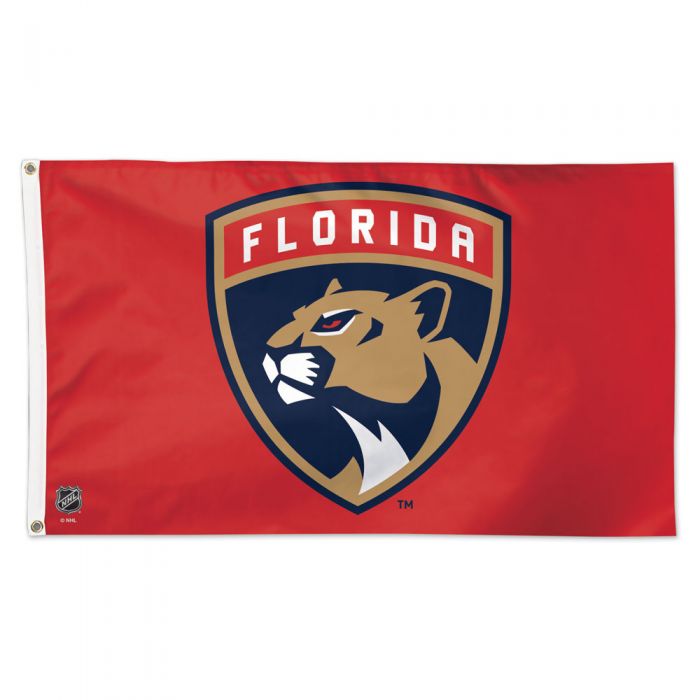 Florida Panthers Primary Logo Banner Flag 3' x 5' - Red