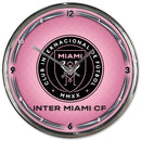 Inter Miami CF MLS Round Chrome Wall Clock