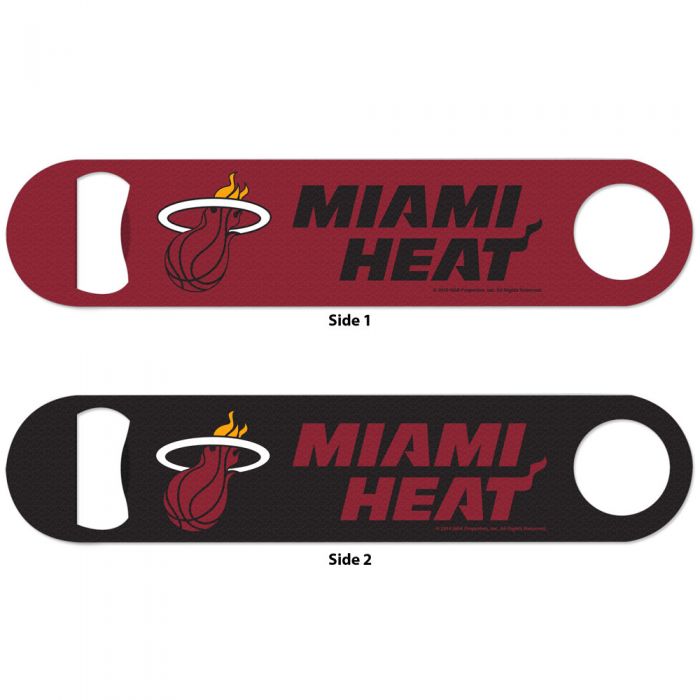 Miami Heat 2-Sided Metal Bottle Opener