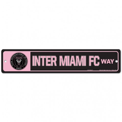Inter Miami CF Street/Zone Sign - 3.75" x 19"