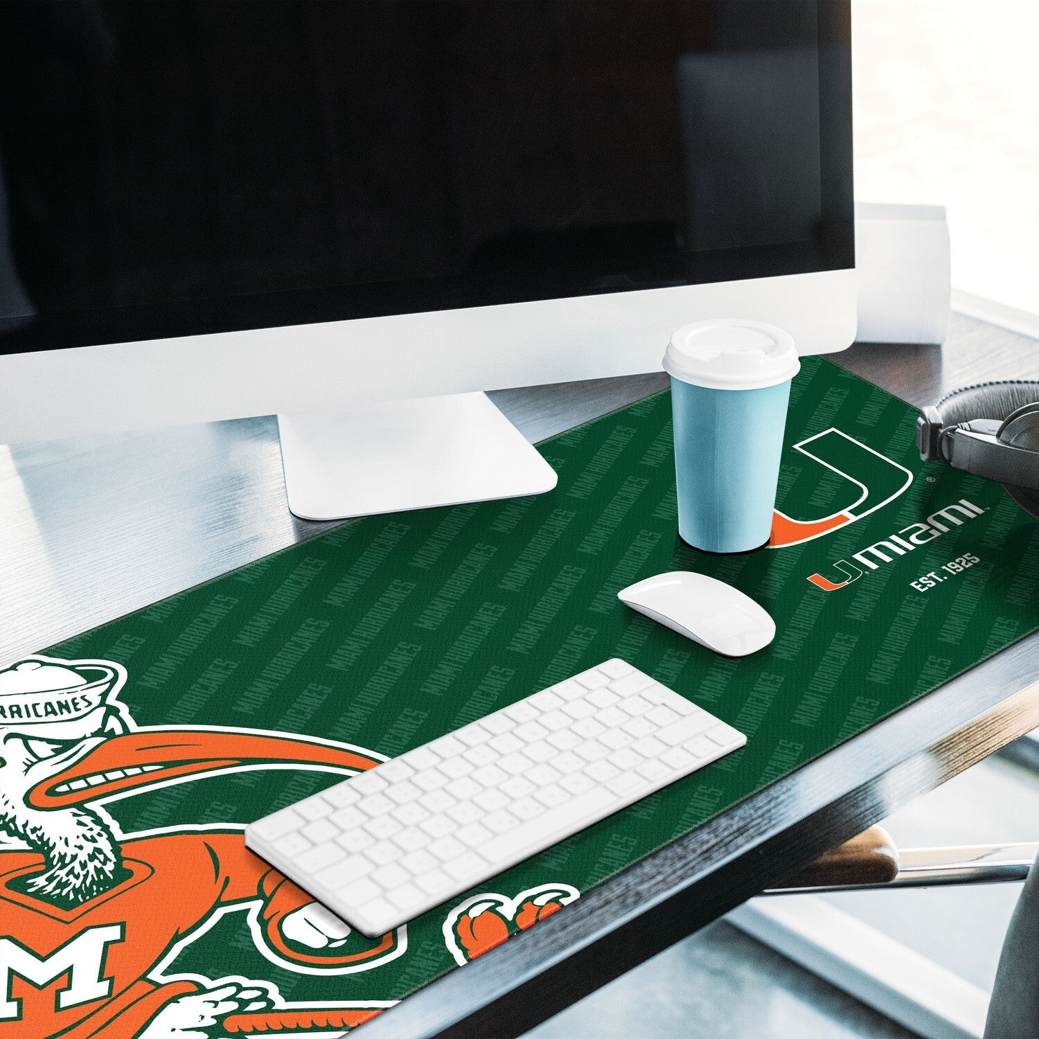 Miami Hurricanes Logo Series Desk Pad