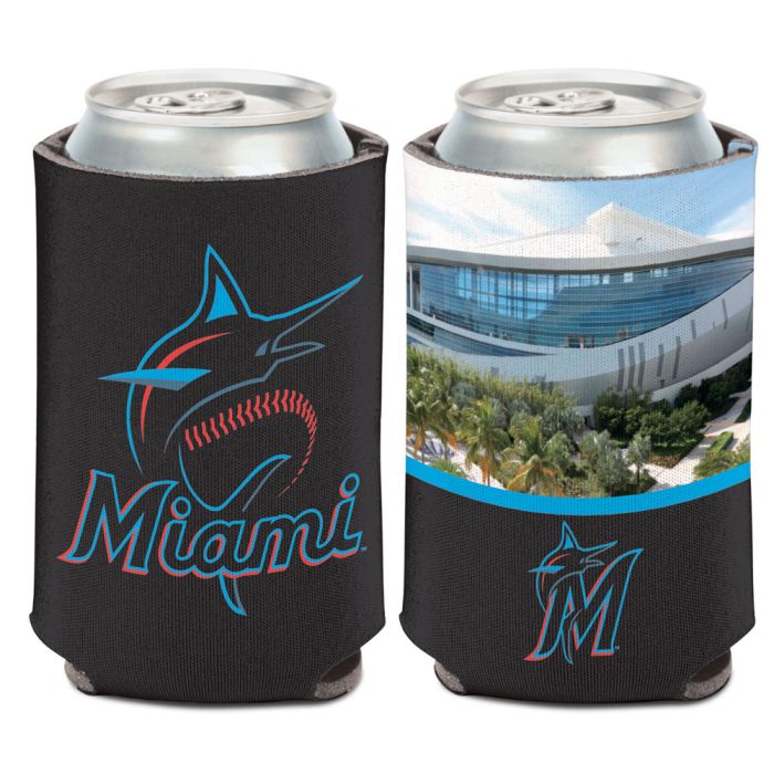 Miami Marlins Stadium 2-Sided Can Cooler - 12 oz
