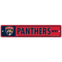 Florida Panthers "Panthers Way" Plastic Sign - 3.75" x 19"