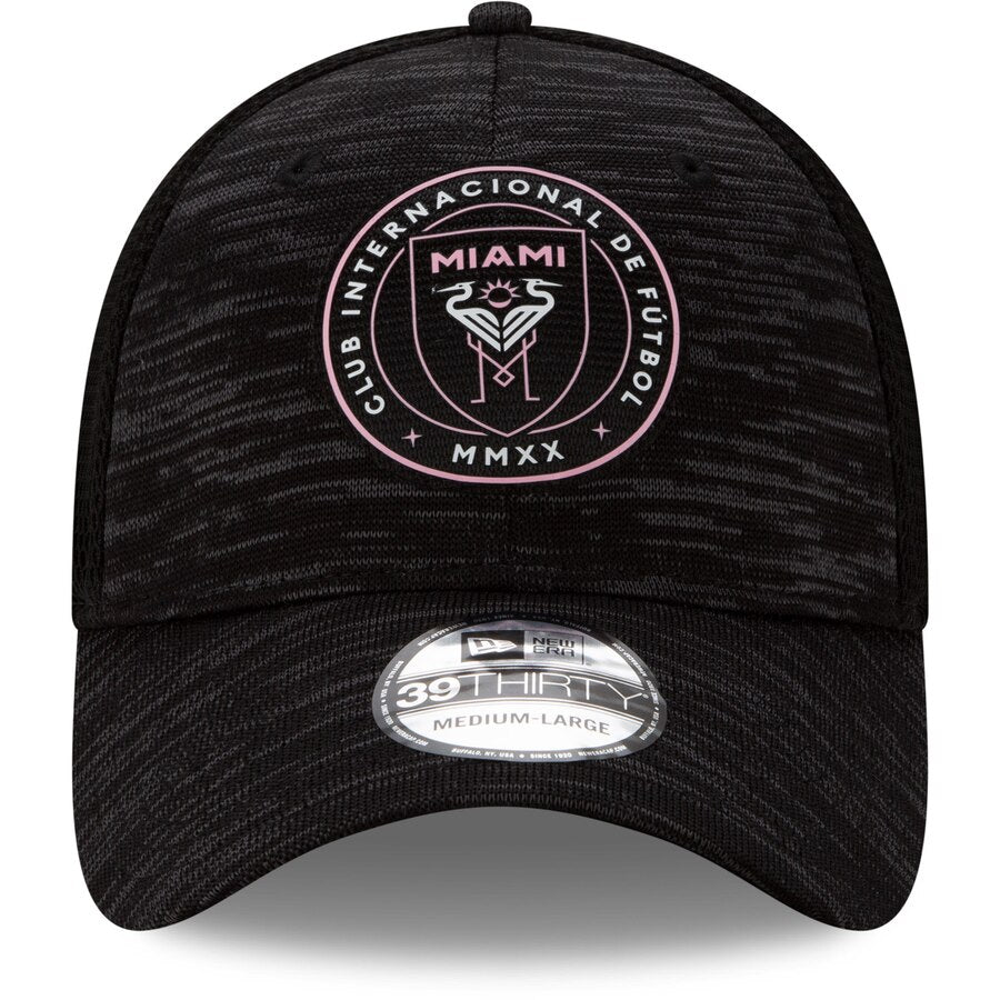 Inter Miami CF New Era 39Thirty On-Field Black Flex Hat