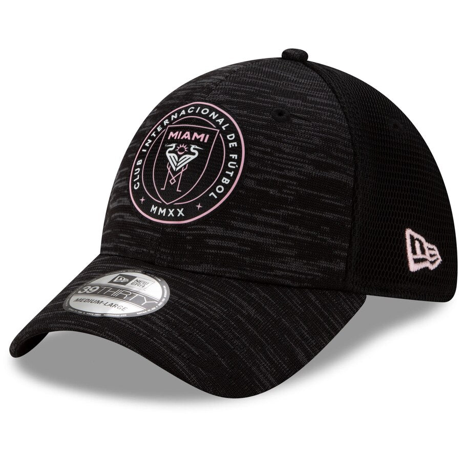 Inter Miami CF New Era 39Thirty On-Field Black Flex Hat