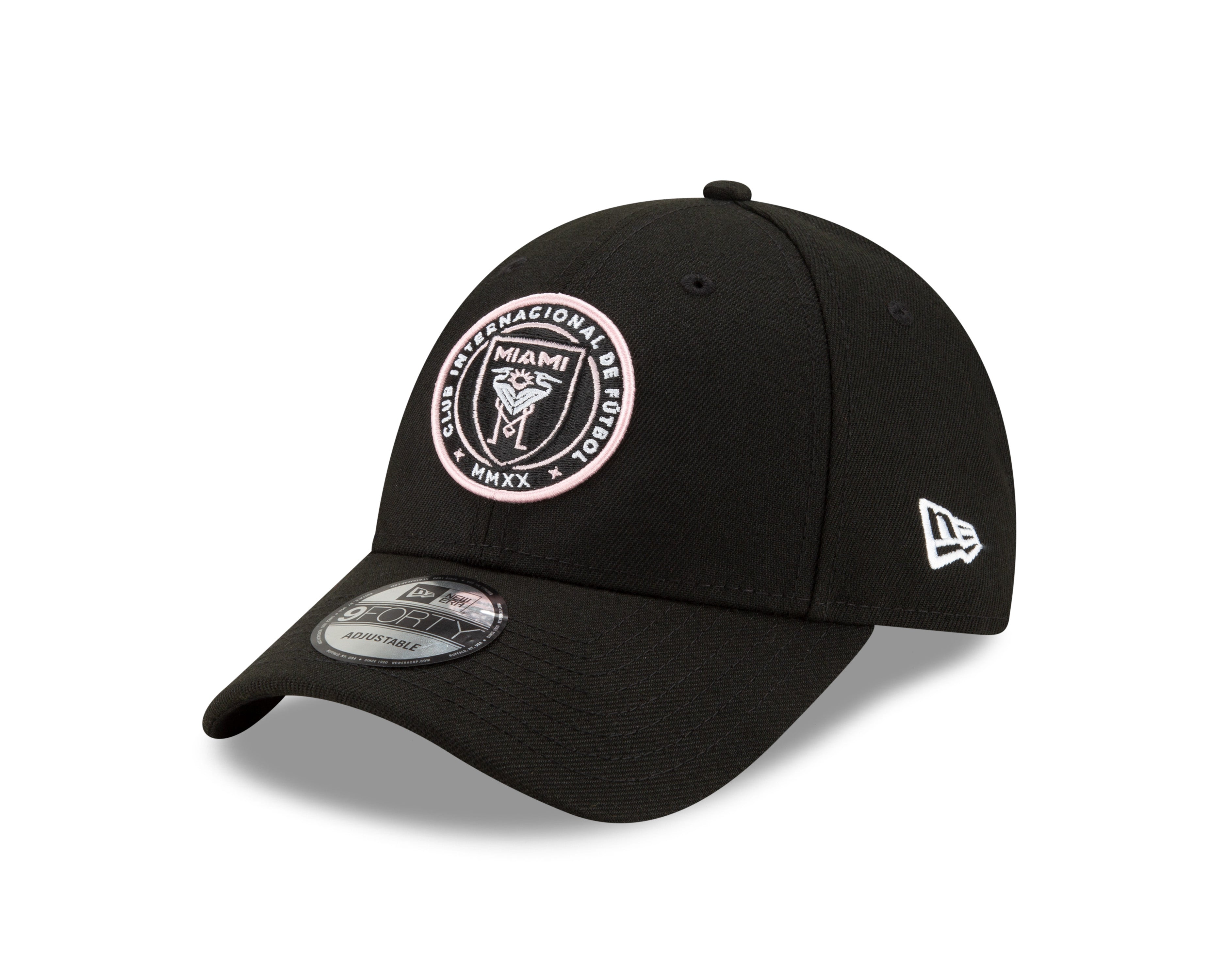 Inter Miami CF MLS New Era 9Forty Basic Adjustable Hat - Black