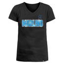 Miami Marlins New Era Girls Sequence T-Shirt - Black