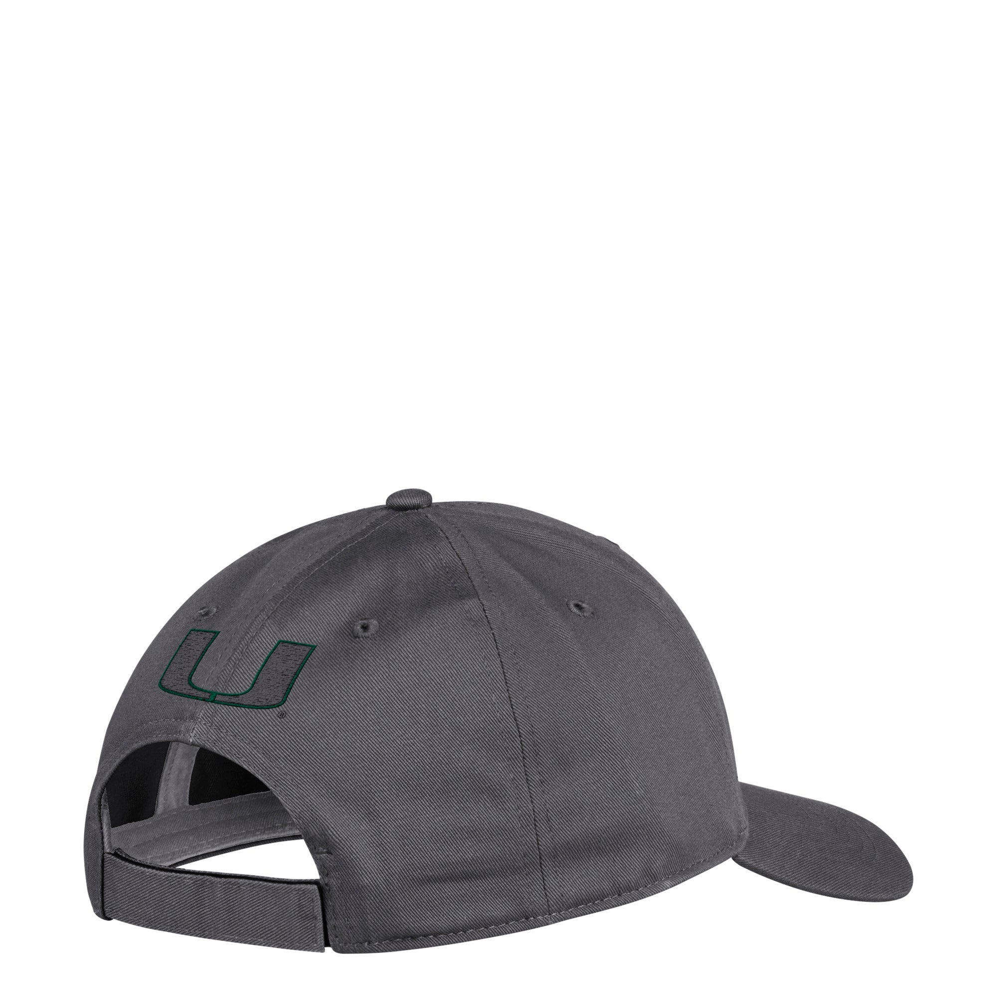 Miami Hurricanes adidas Hyper Initials Structured Adjustable Hat