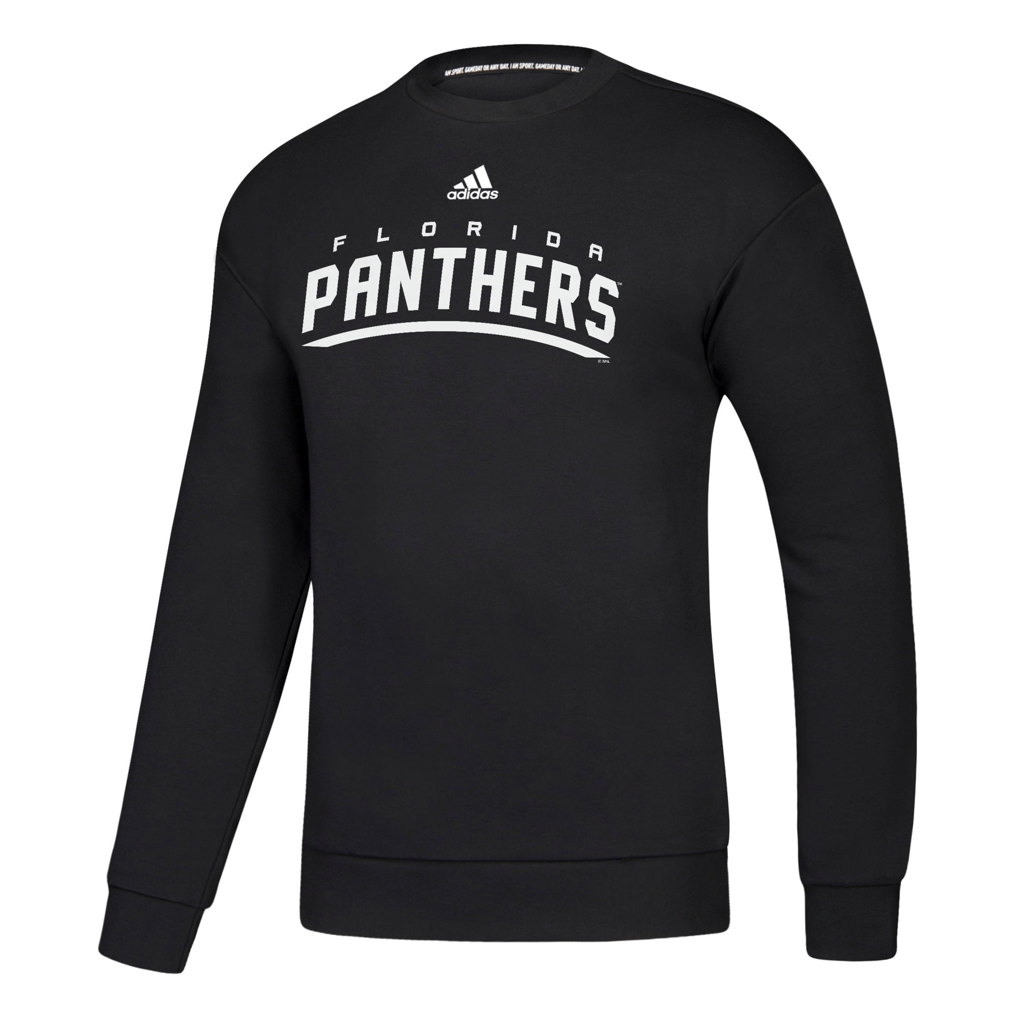 Florida Panthers 3S Crew Sweatshirt - Black/White Stripes