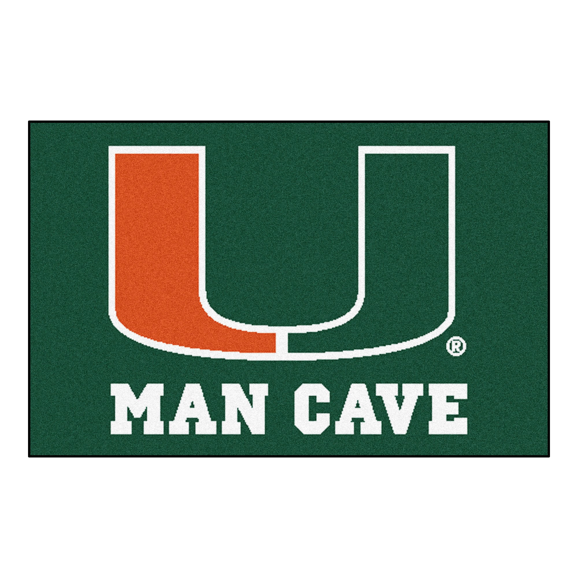 Miami Hurricanes Man Cave Starter 19"x30"