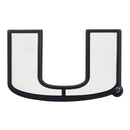 Miami Hurricanes Metal Chrome Emblem