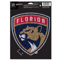 Florida Panthers Shimmer Decal 5 x 7"