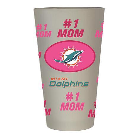 Miami Dolphins #1 Mom Pint Glass