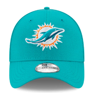 Miami Dolphins New Era 39Thirty Child-Youth Classic Fitted Hat - Aqua