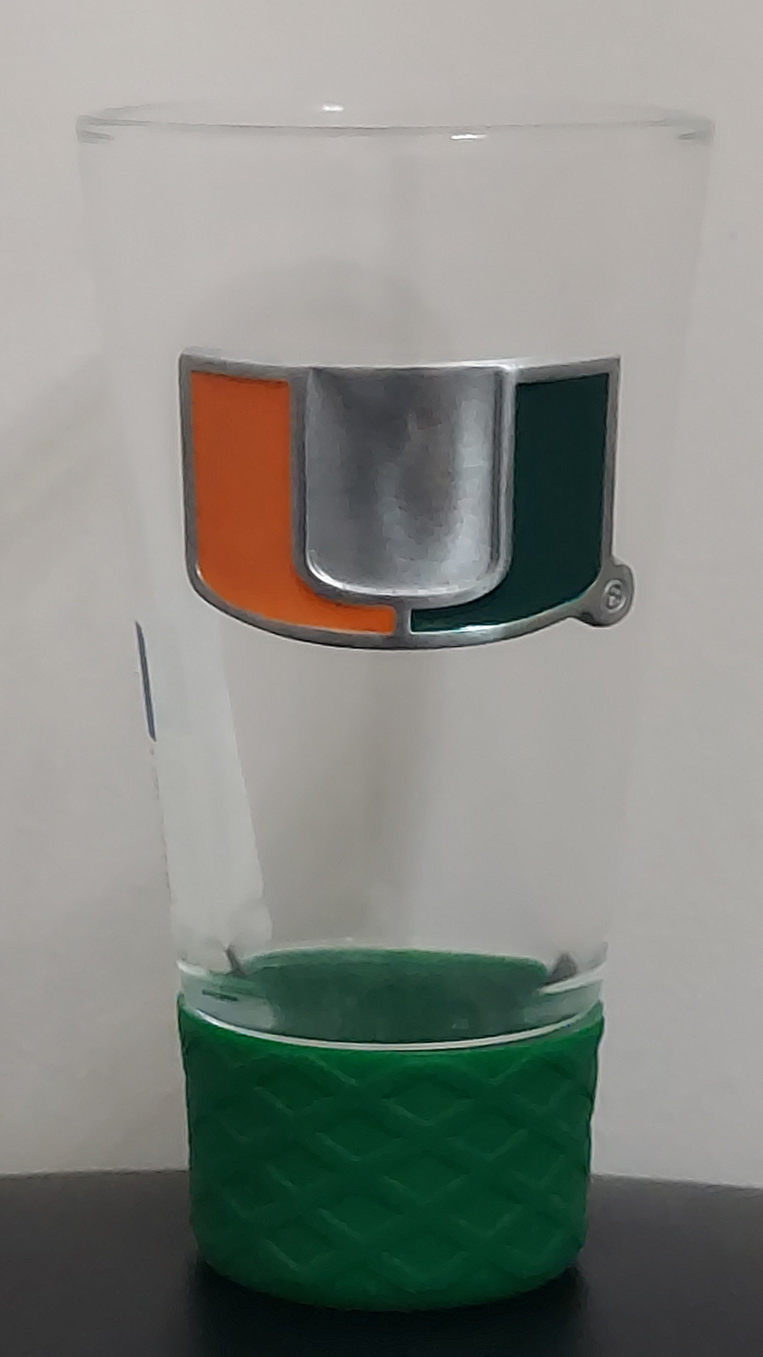 Miami Hurricanes 4 oz. Cheer Round Shot Glass