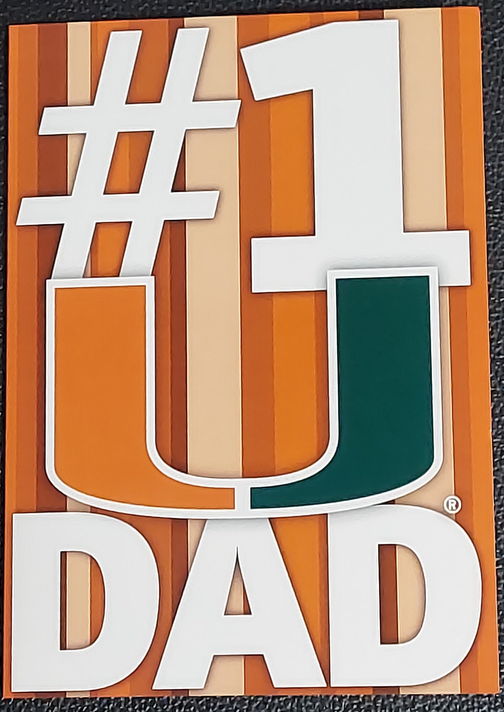 Happy Father's Day Card - #1 Dad