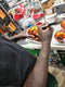 James Williams Autographed Mini Helmet - Orange Flash Helmet