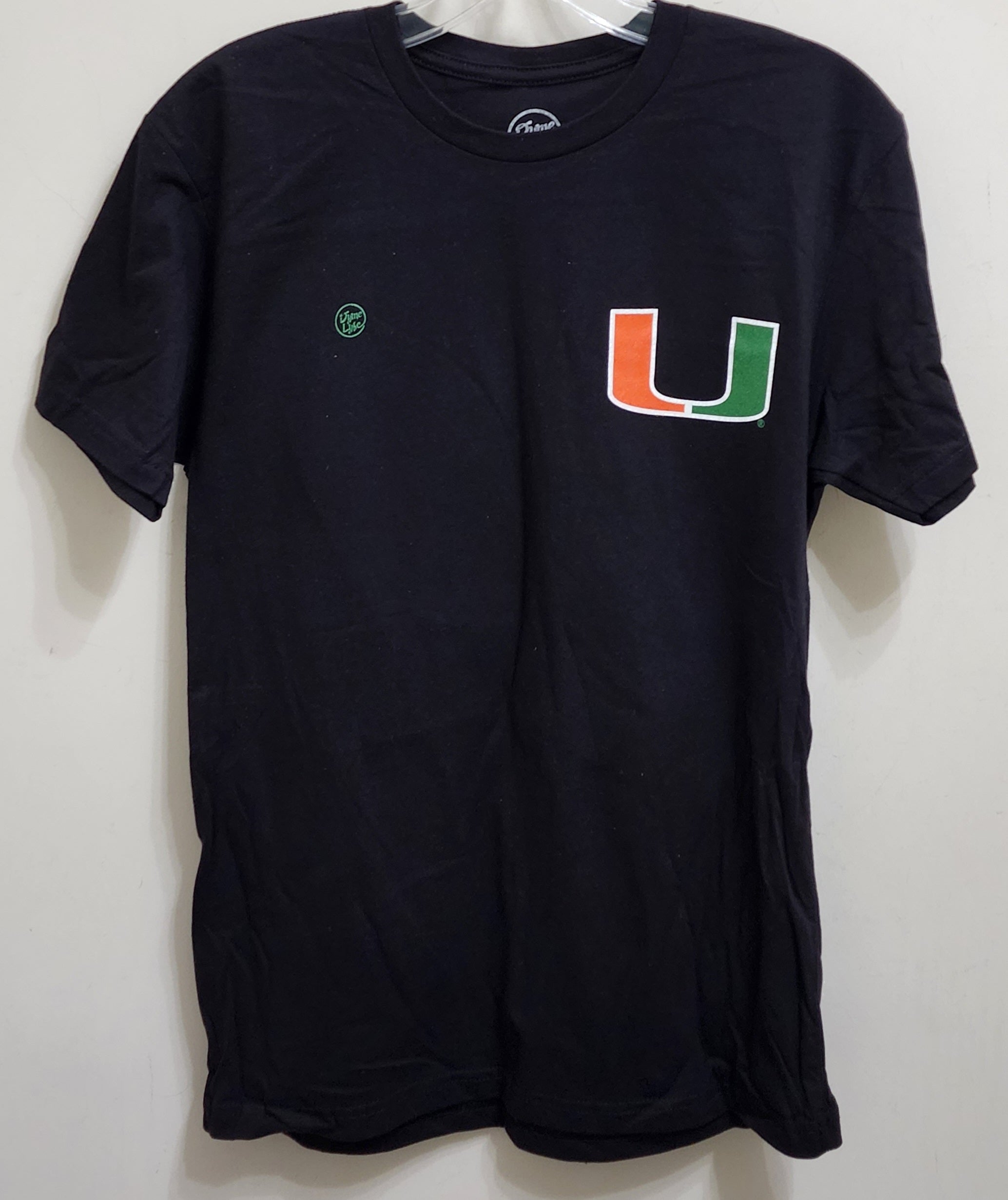Miami Hurricanes Dyme Lyfe Ed Reed Art T-Shirt - Black
