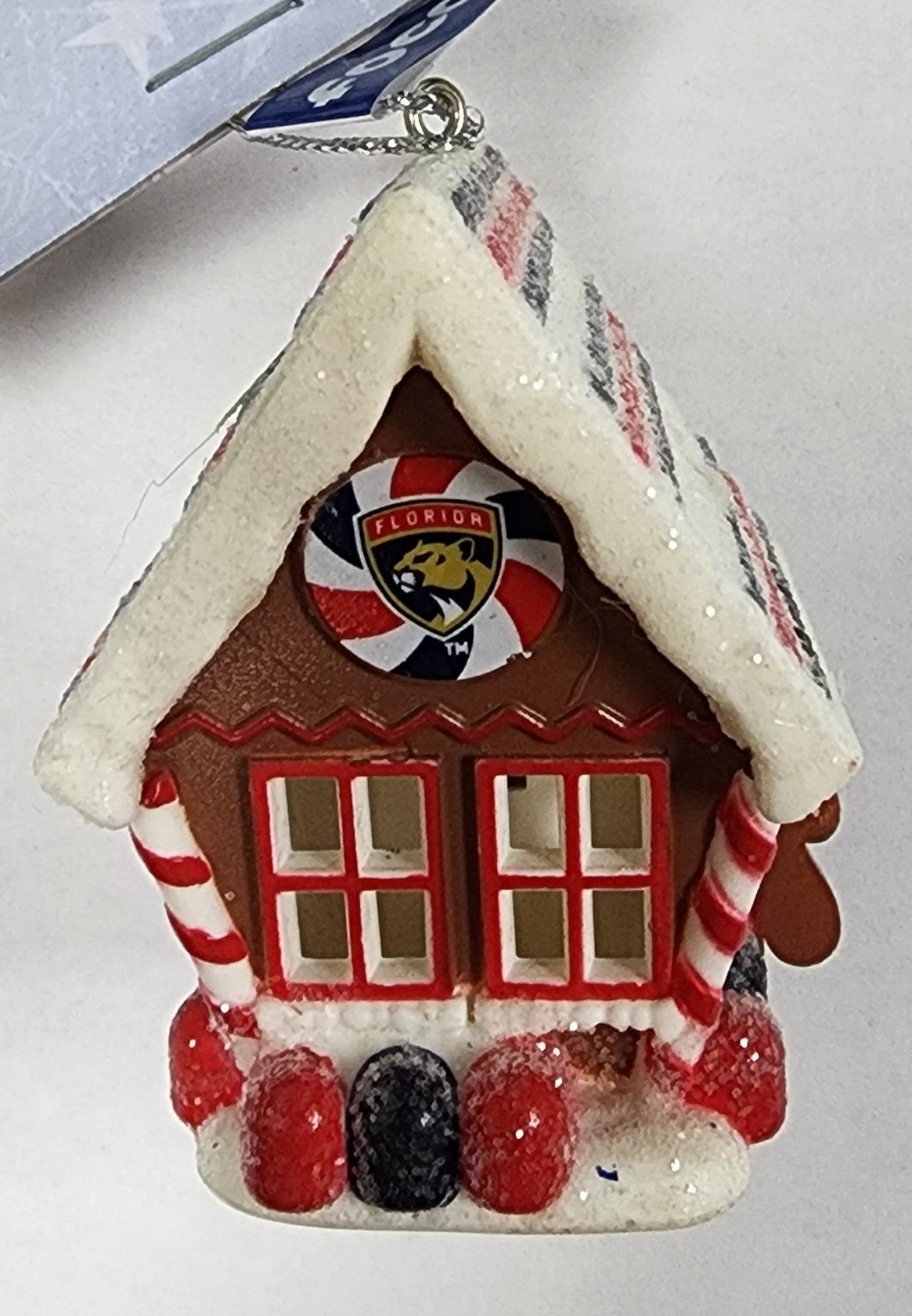 Florida Panthers Gingerbread House Ornament