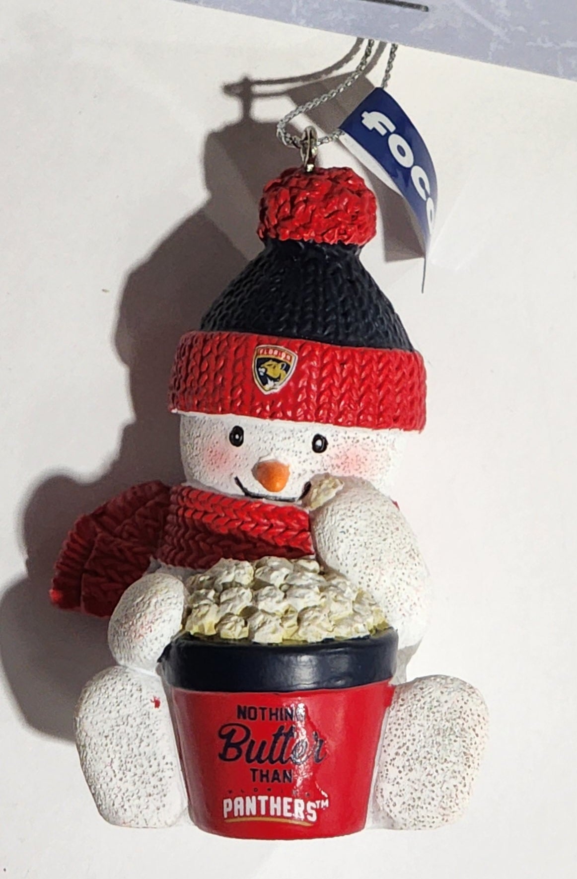 Florida Panthers Nothing Butter Snowman Ornament