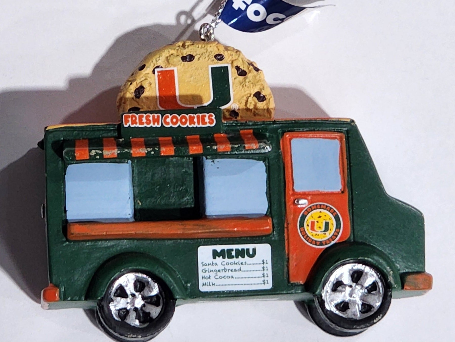 Miami Hurricanes Food Truck Ornament