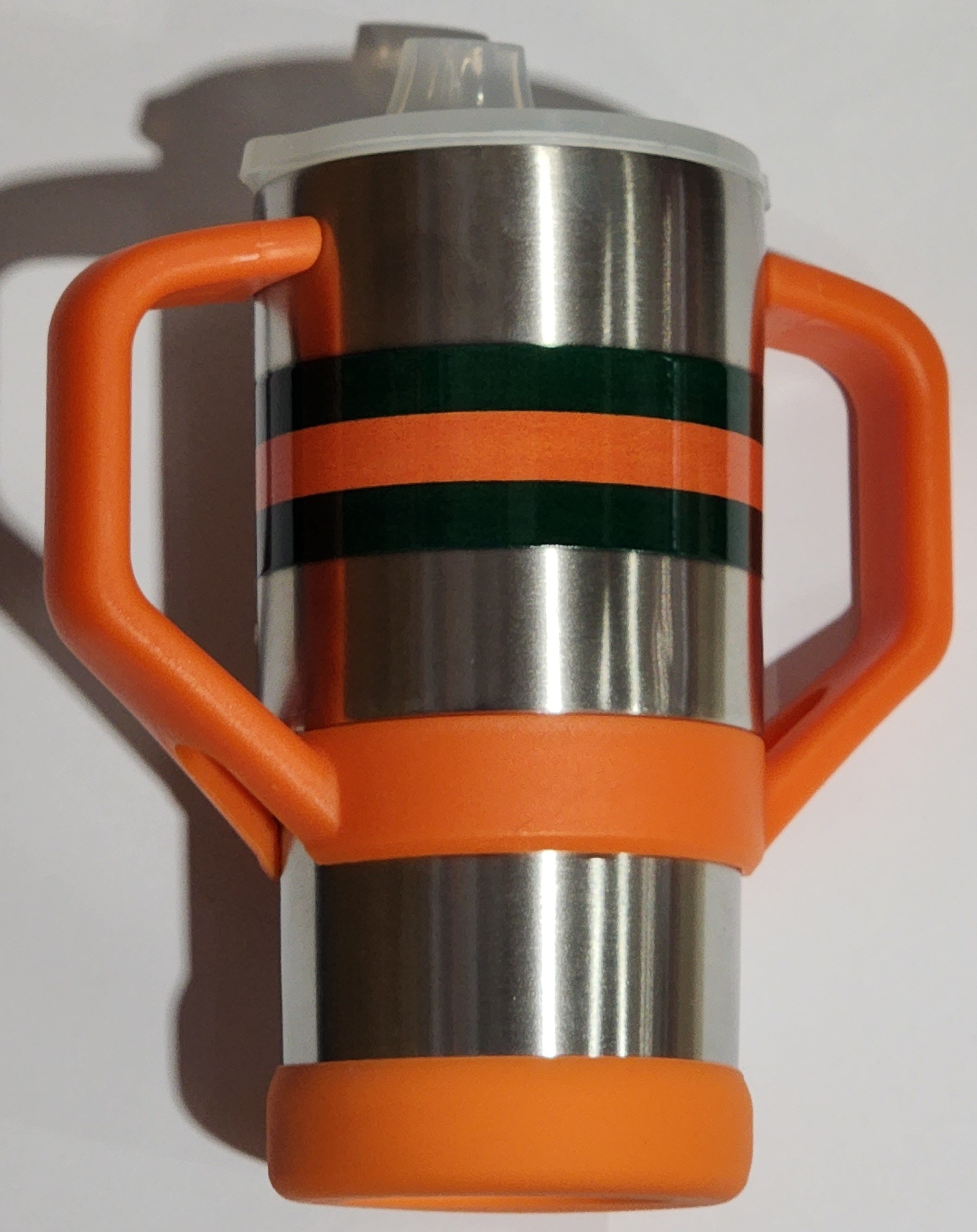 Miami Hurricanes 8oz Striped Sippy Cup - Stainless