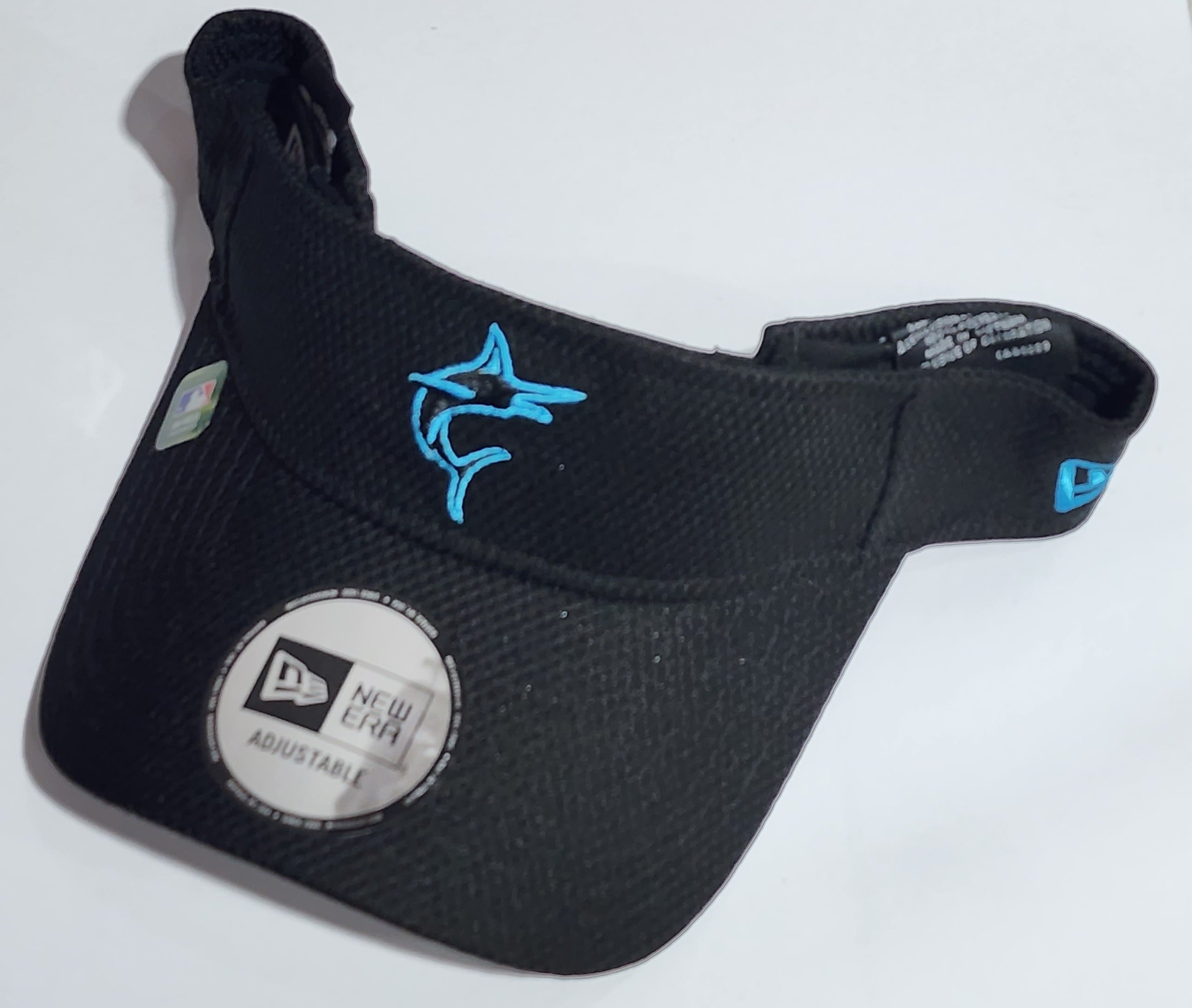 Miami Marlins New Era On-Field Adjustable Visor - Black