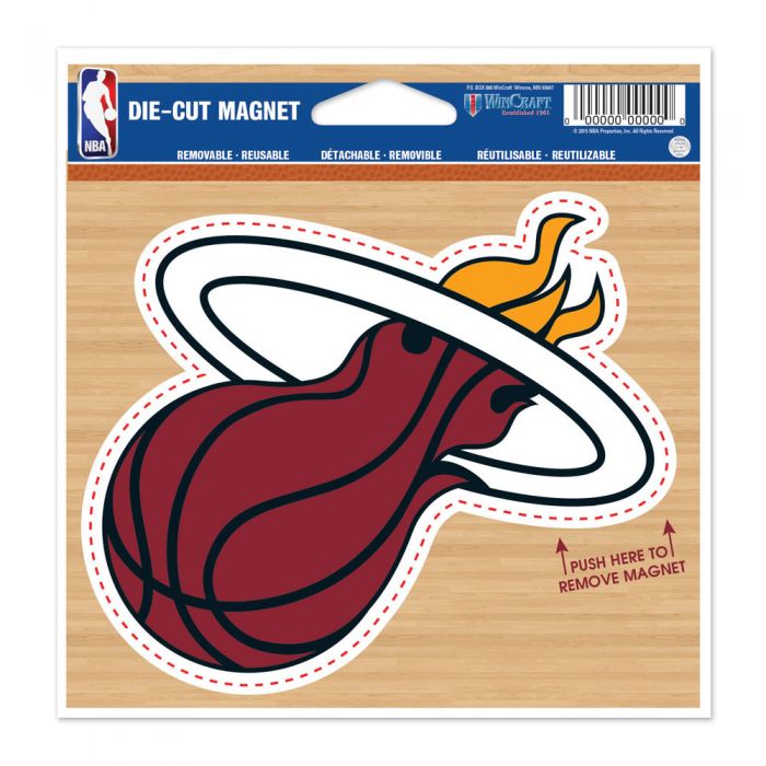 Miami Heat Die-Cut Magnet - 5 Inches