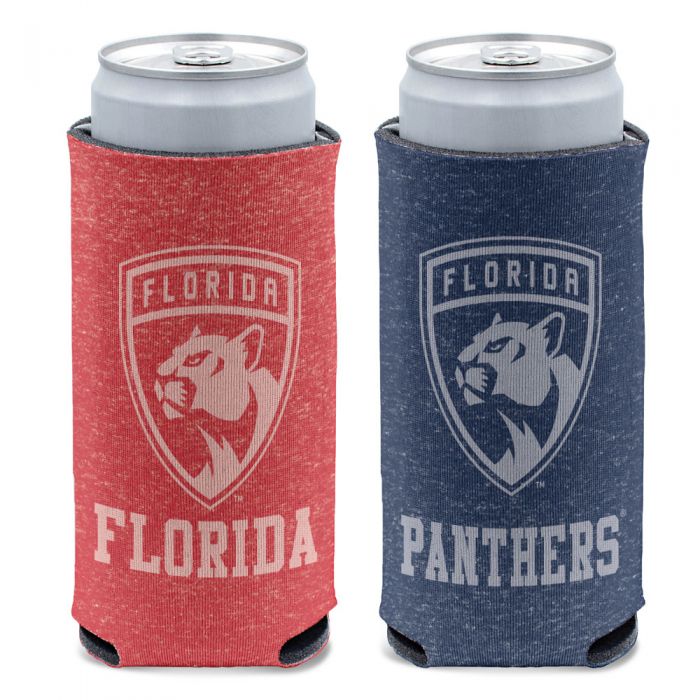 Florida Panthers 2-Sided Heathered Slim Can Cooler