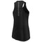 Miami Hurricanes Fanatics Women's Striped Script Tank Top - Black