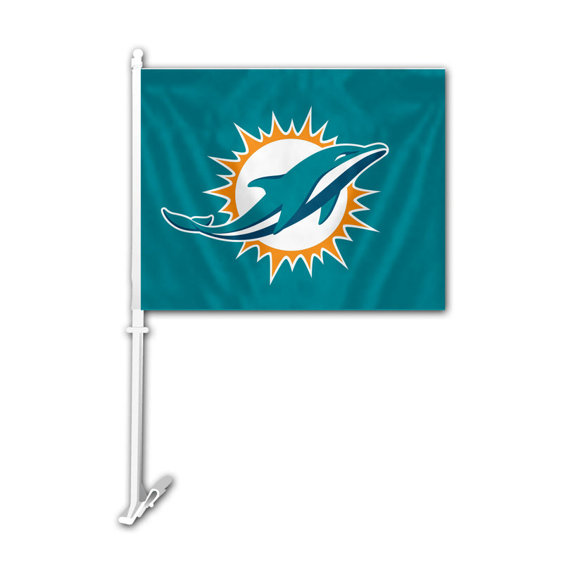 Miami Dolphins Car Flag New Logo