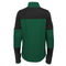 Miami Hurricanes Youth 1/4 Zip Two-Tone Long Sleeve Pullover - Green/Black